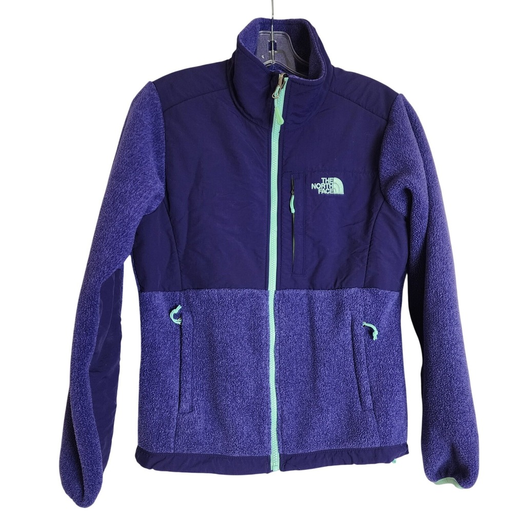 The North Face Denali Fleece Jacket Purple Mint Womens Size S P‎